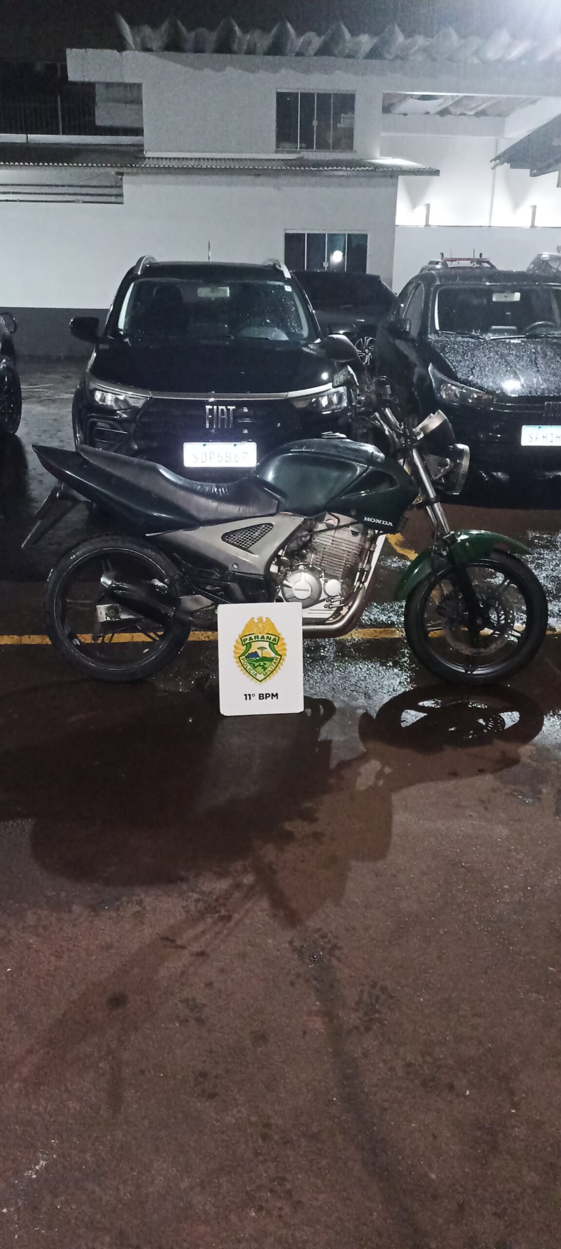 Homem é preso com moto feita Adulteração de Sinal Identificador