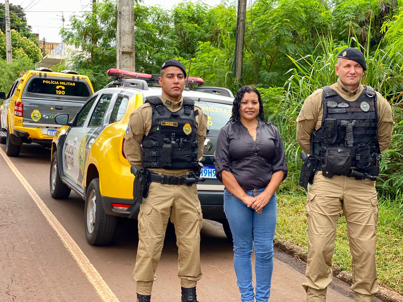 POLICIAIS DO 11º BATALHÃO SALVAM SENHORA ARRASTADA POR ENXURRADA EM CAMPO MOURÃO