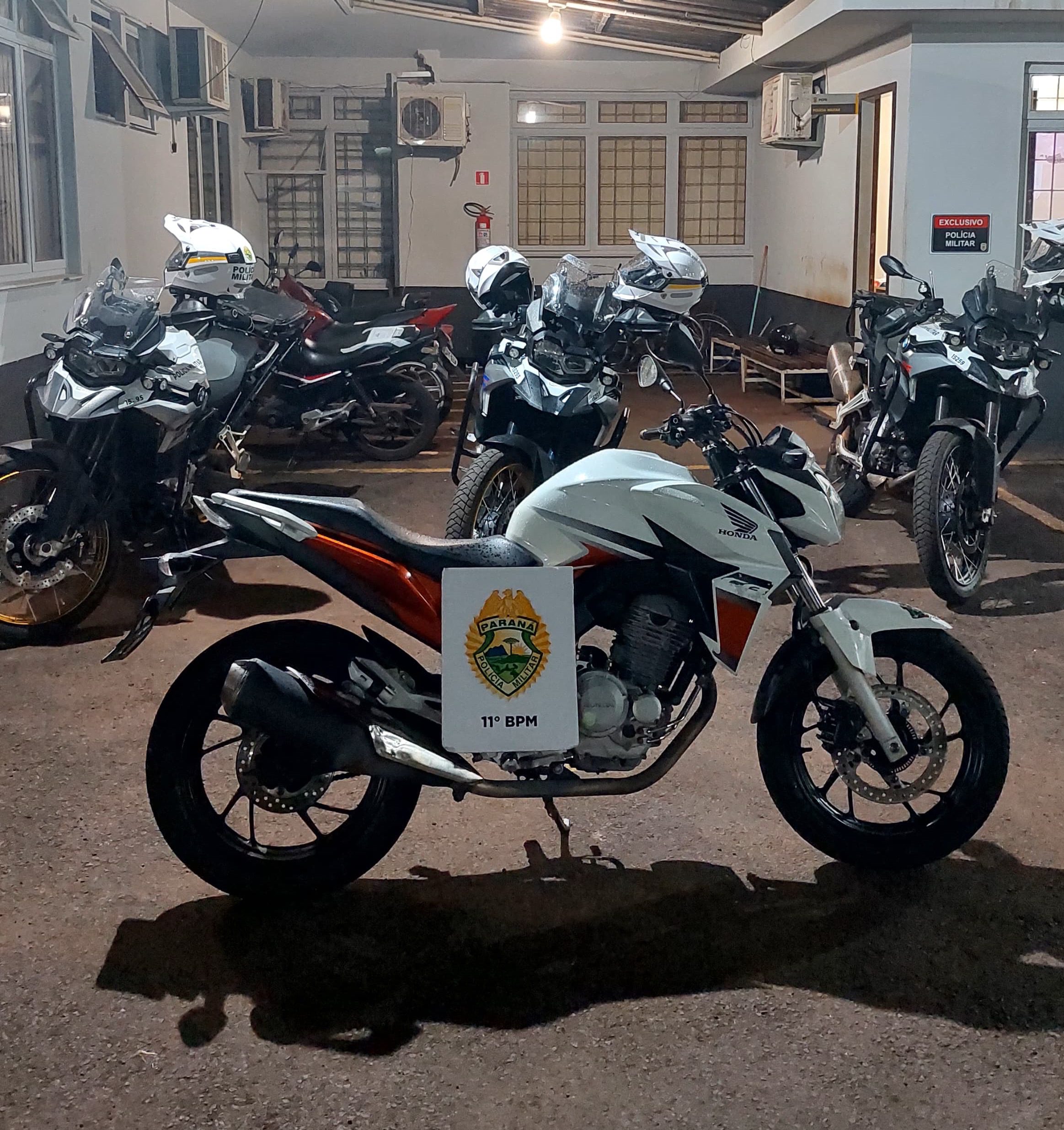 PM prende motoqueiro por Adulteração de Sinal Identificador de Veículo Automotor