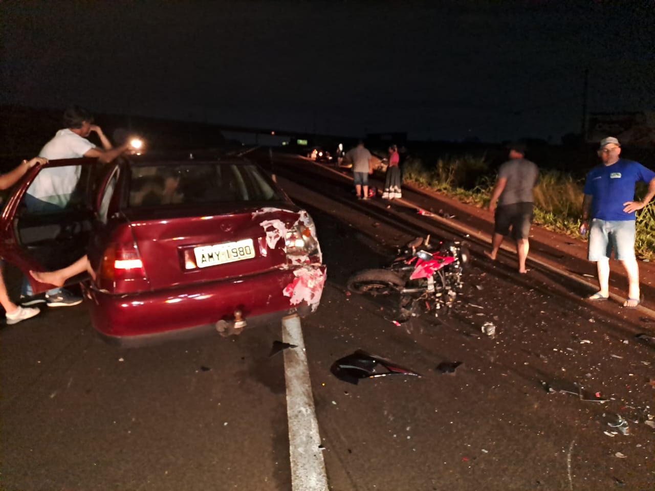 Acidente na PRC-158 em Campo Mourão Envolve Veículos e Motocicleta