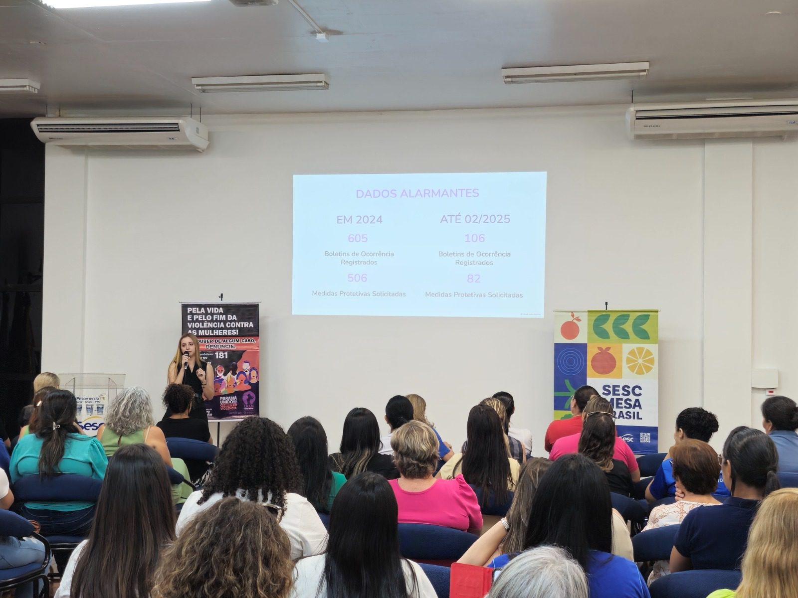 Serviços municipais voltados a mulheres de Campo Mourão são tema de palestras no SESC