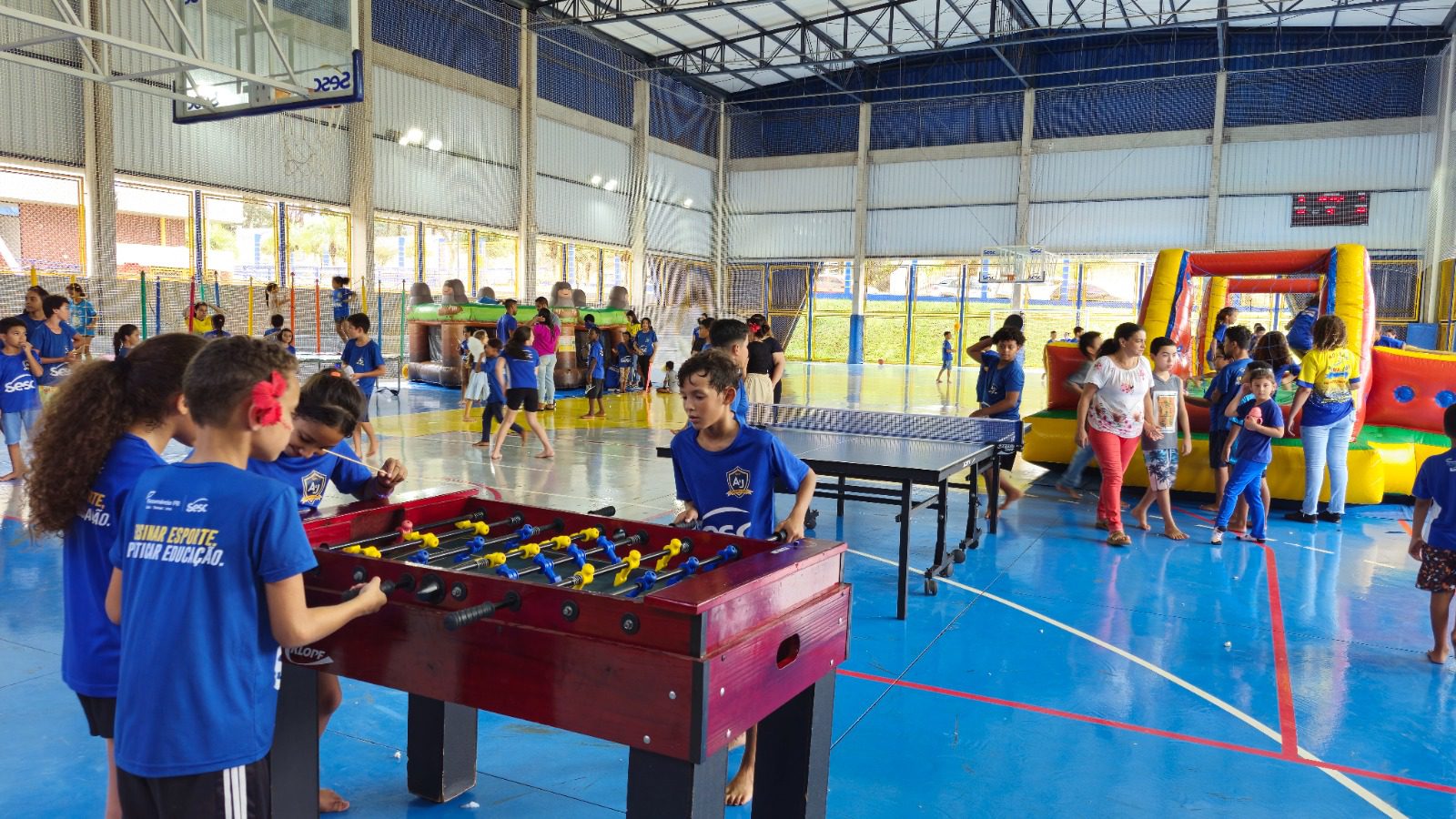 SESC e Secretaria de Assistência Social de Campo Mourão iniciam atividades de 2025 do projeto “Aprender & Jogar”