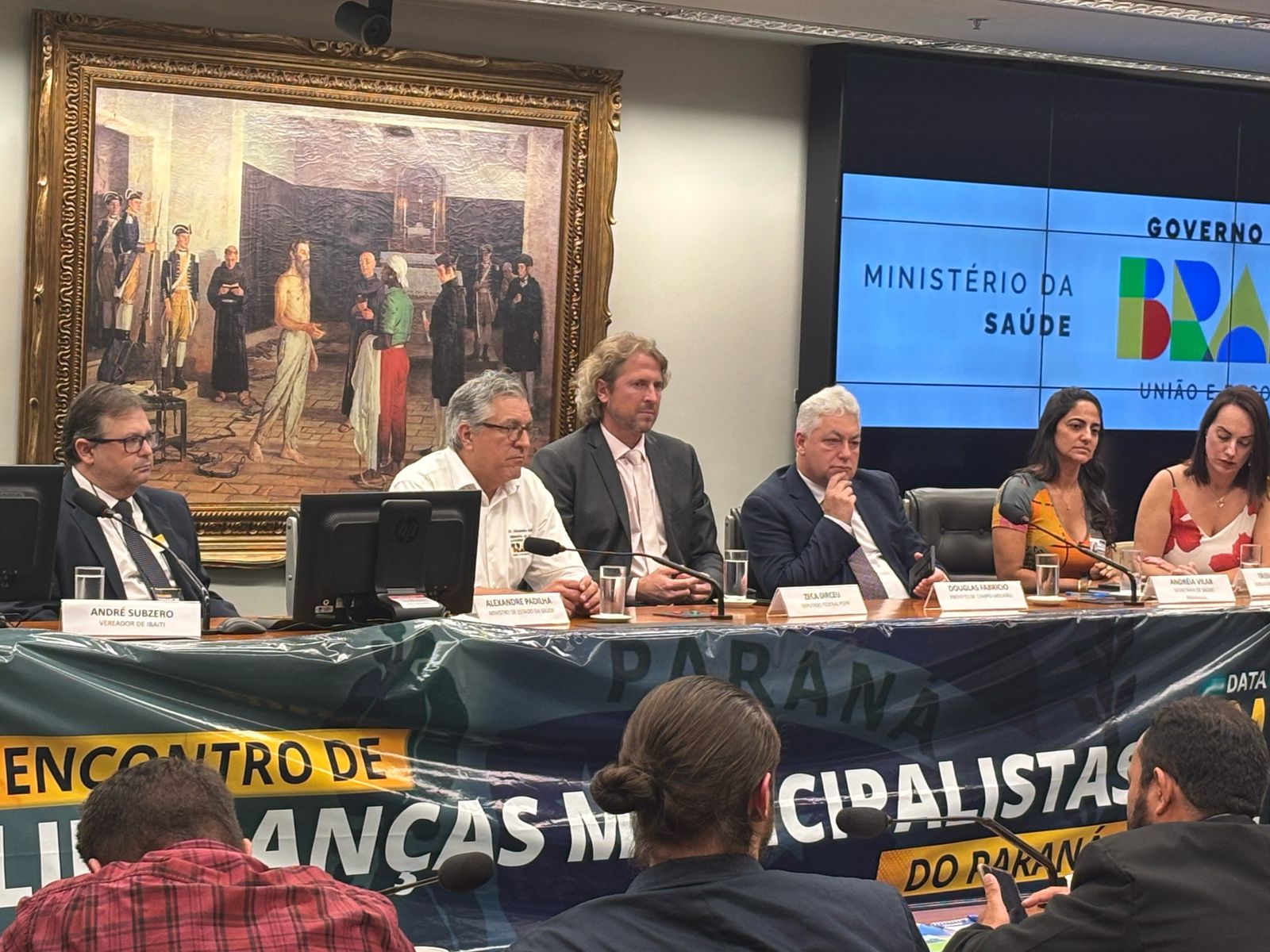 Primeira agenda de Douglas em Brasília tem audiência com Ministro da Saúde e reunião com Deputados