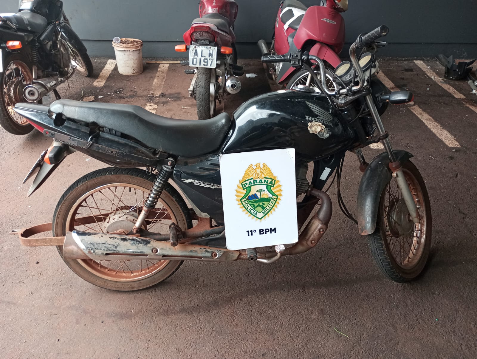 Motocicleta Furtada é Recuperada em Campo Mourão