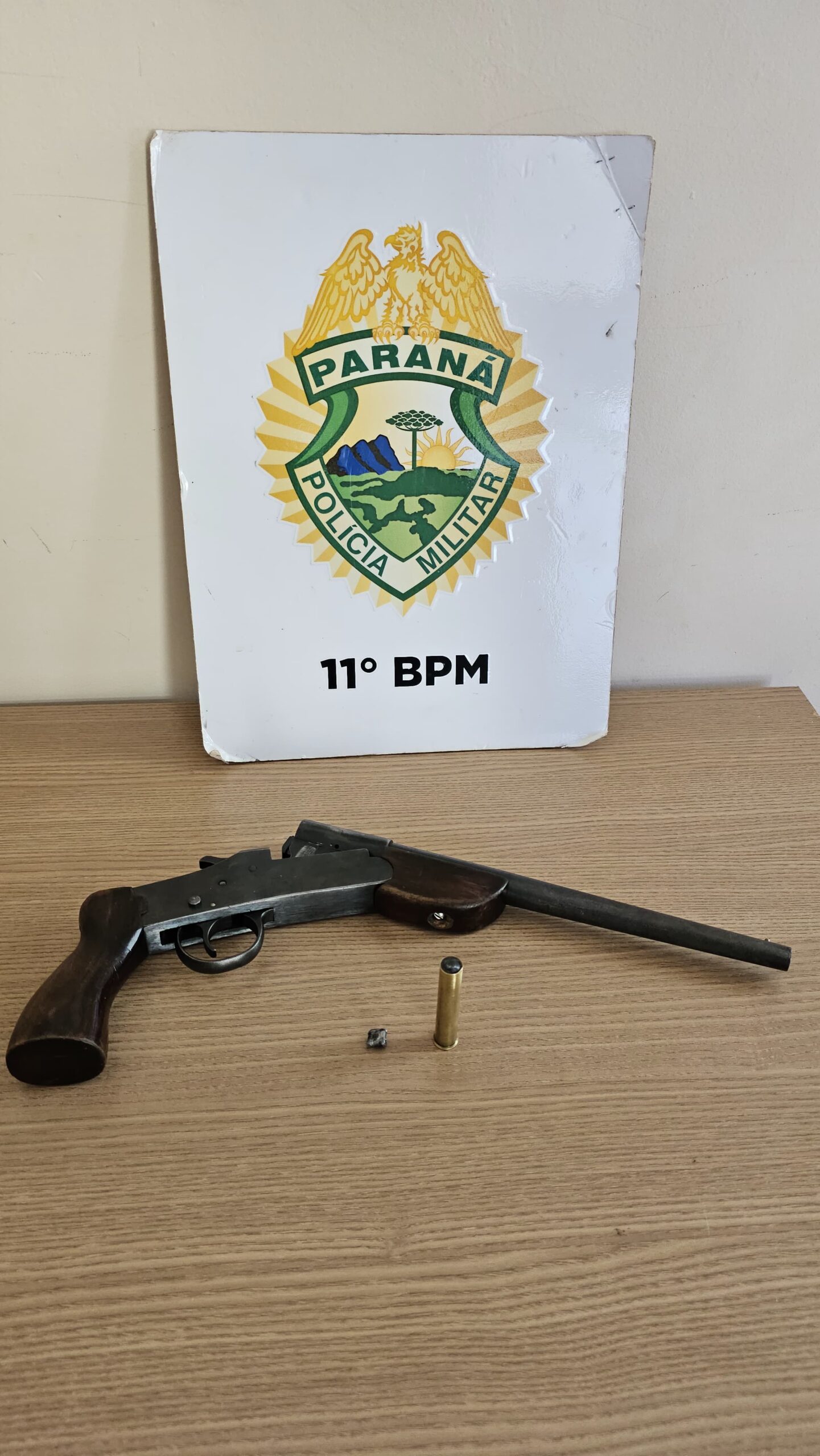 Prisão e Apreensão de Arma de Fogo em Campo Mourão
