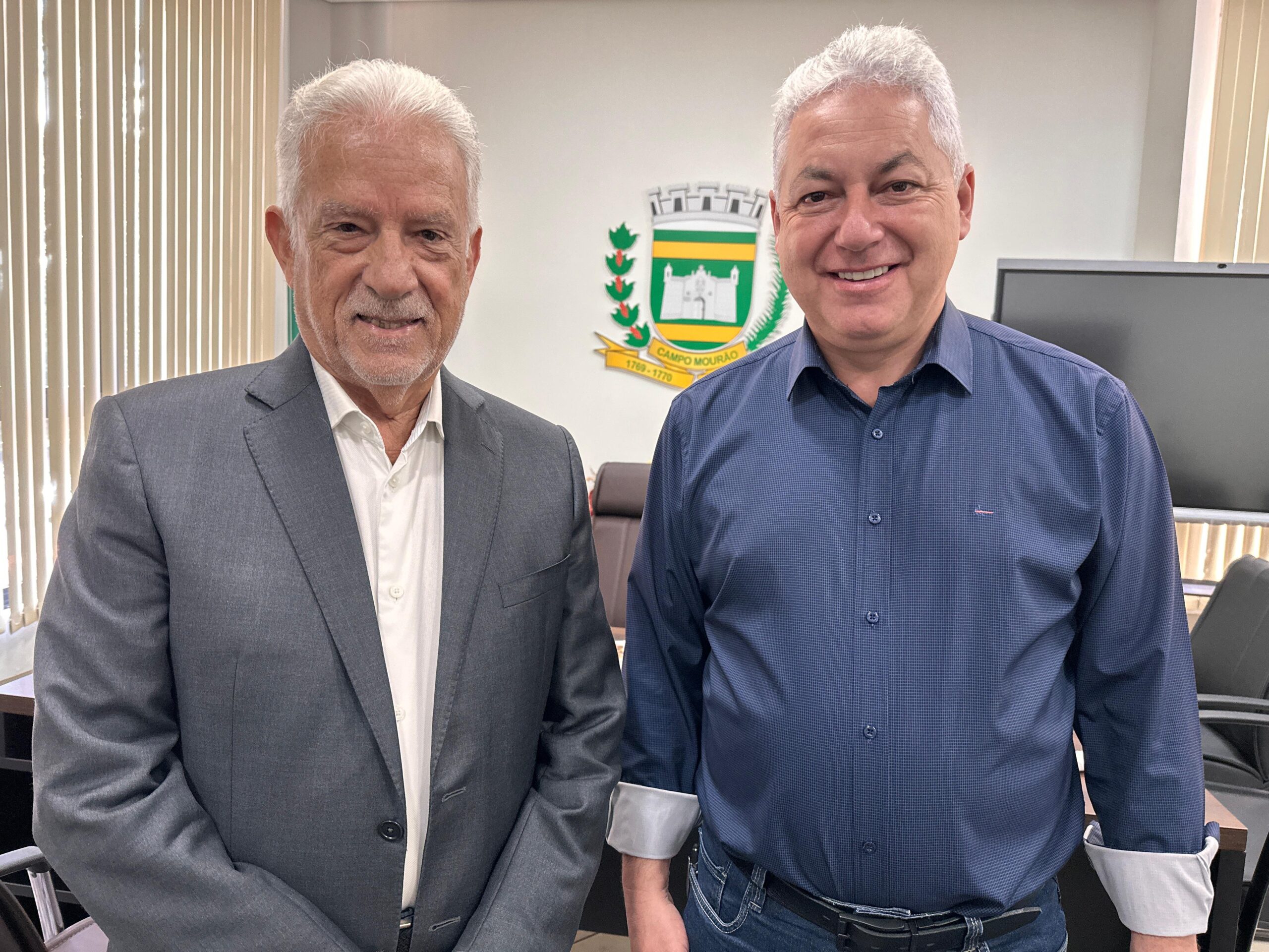 Ex-prefeito Rubens Bueno visita Campo Mourão e reforça parceria com a Agepar