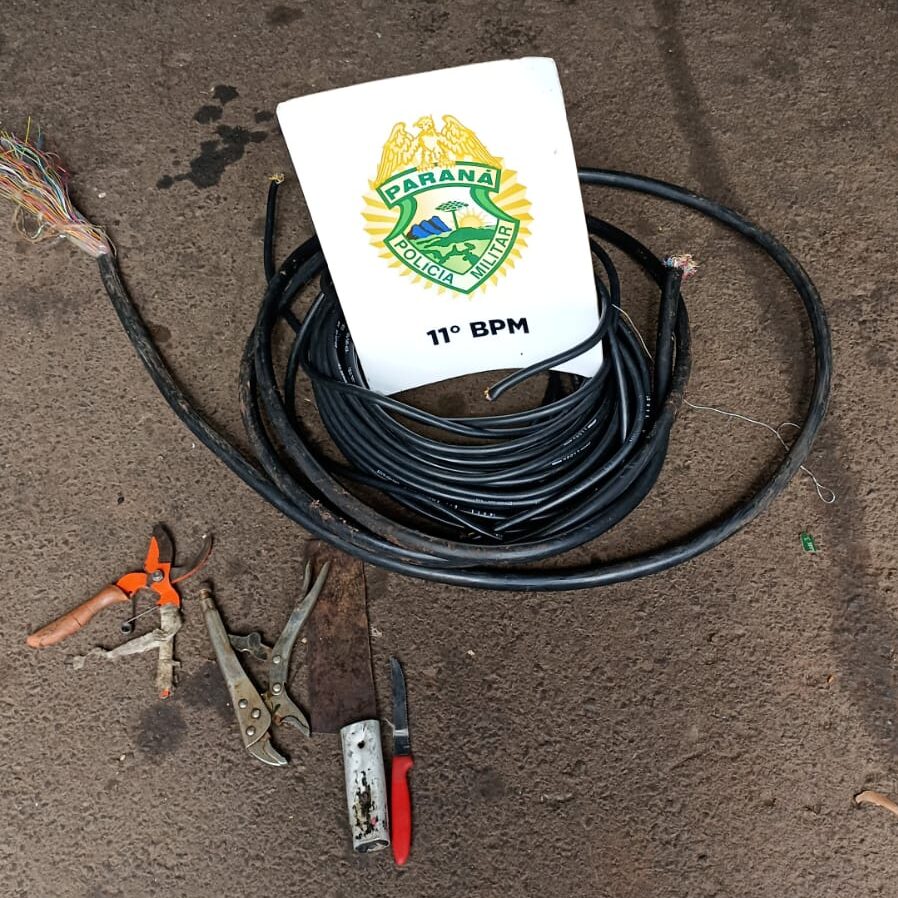 Polícia Prende Suspeito de Furto de FIOS em Campo Mourão