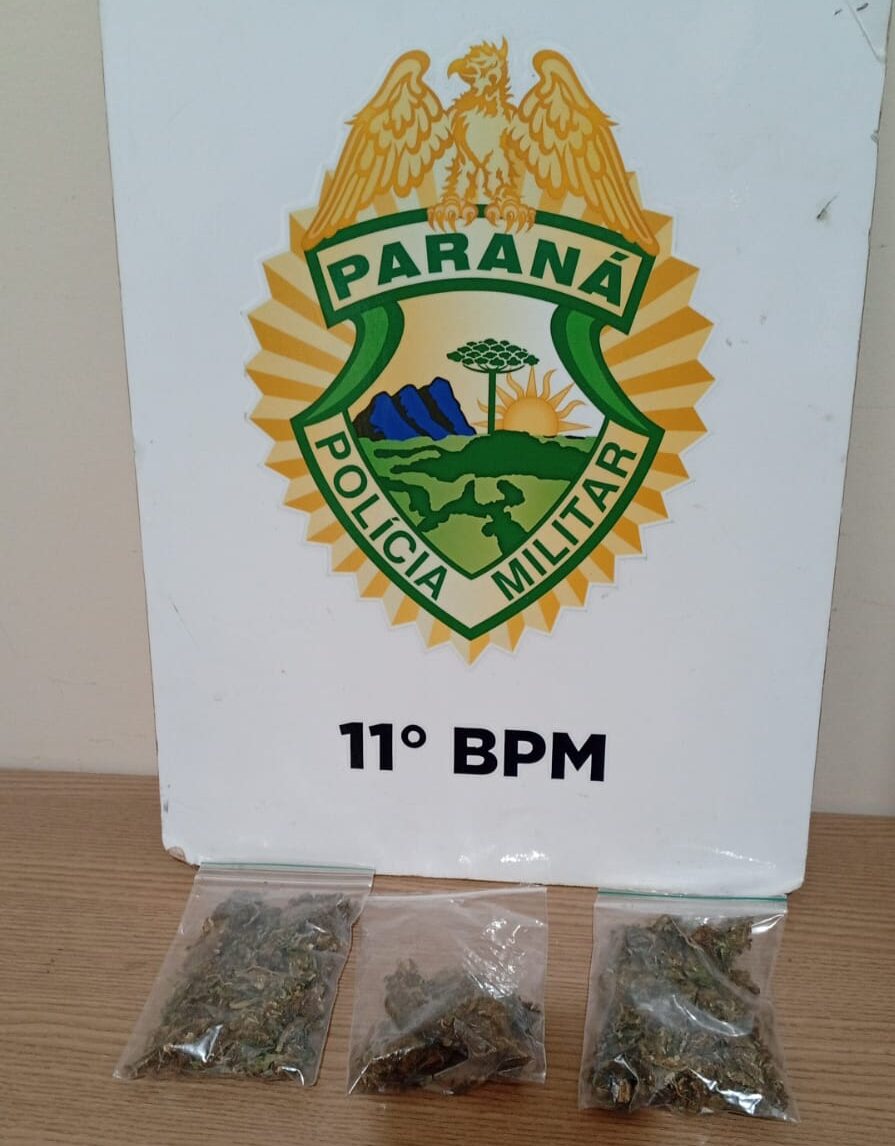 Dois Homens São Presos por Posse de Drogas para Consumo em Campo Mourão
