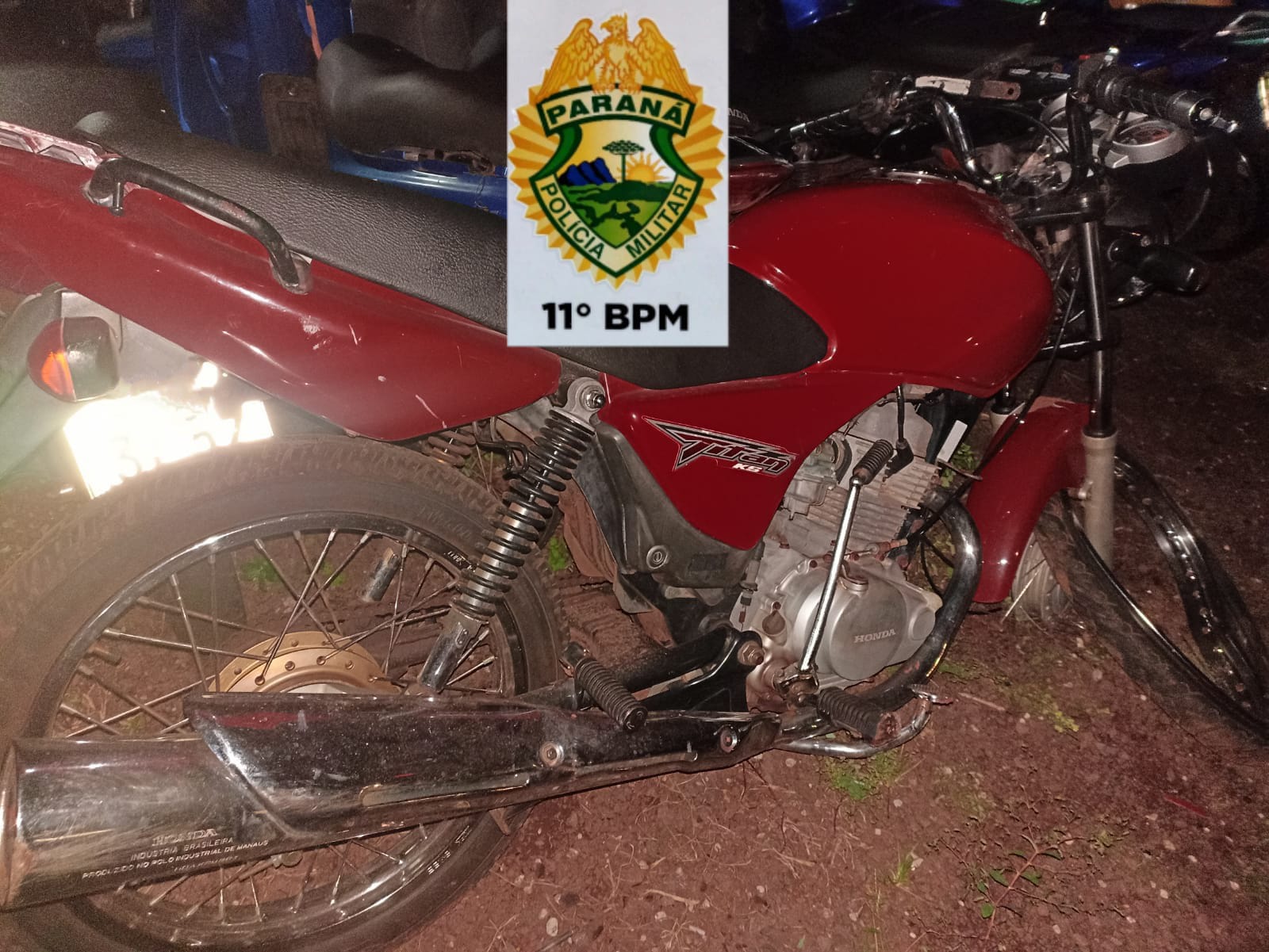 Motociclistas fogem de abordagem da PM,  e so presos por direção perigosa no jd. Horizonte