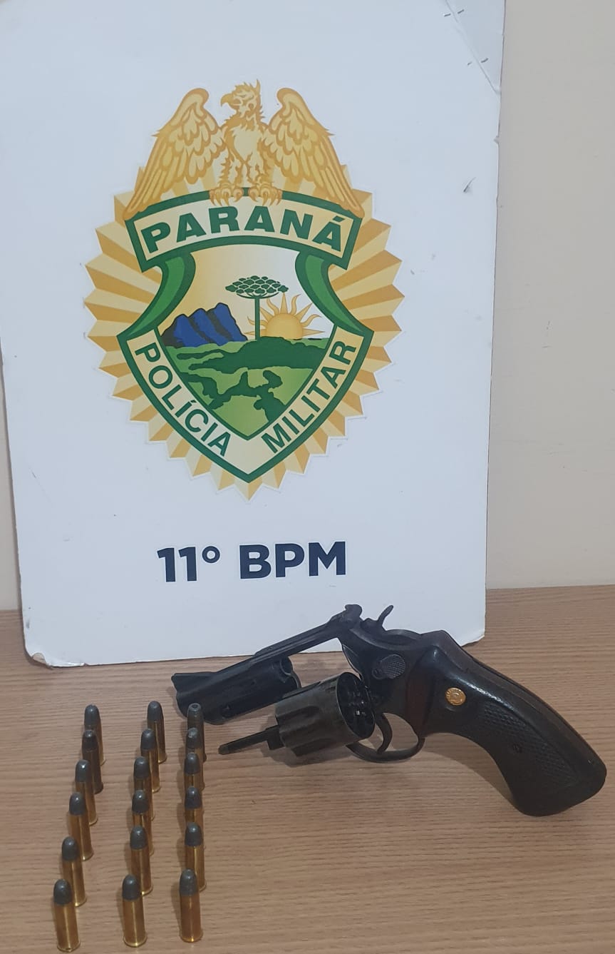 Homem é Preso por Posse Ilegal de Arma de Fogo e Ameaça em Campo Mourão