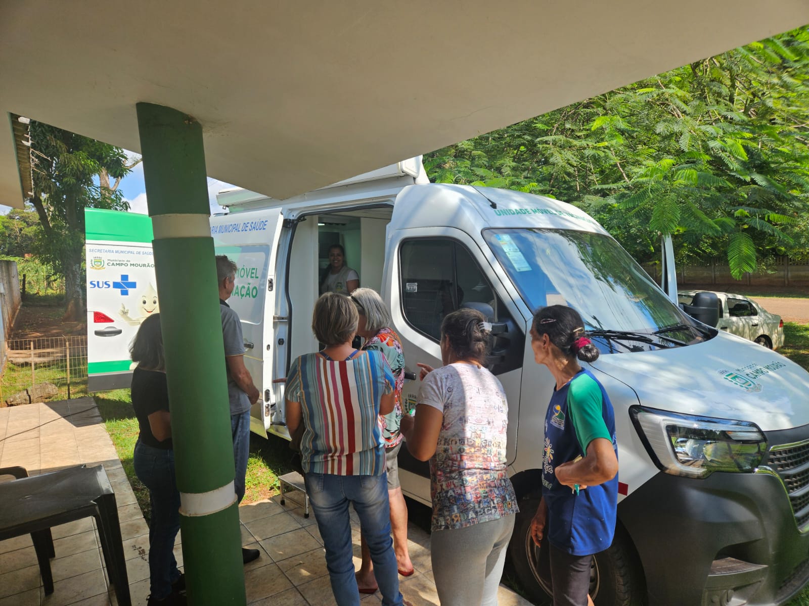 Unidade Móvel de Vacinação aplicou 500 doses em Campo Mourão no mês de março