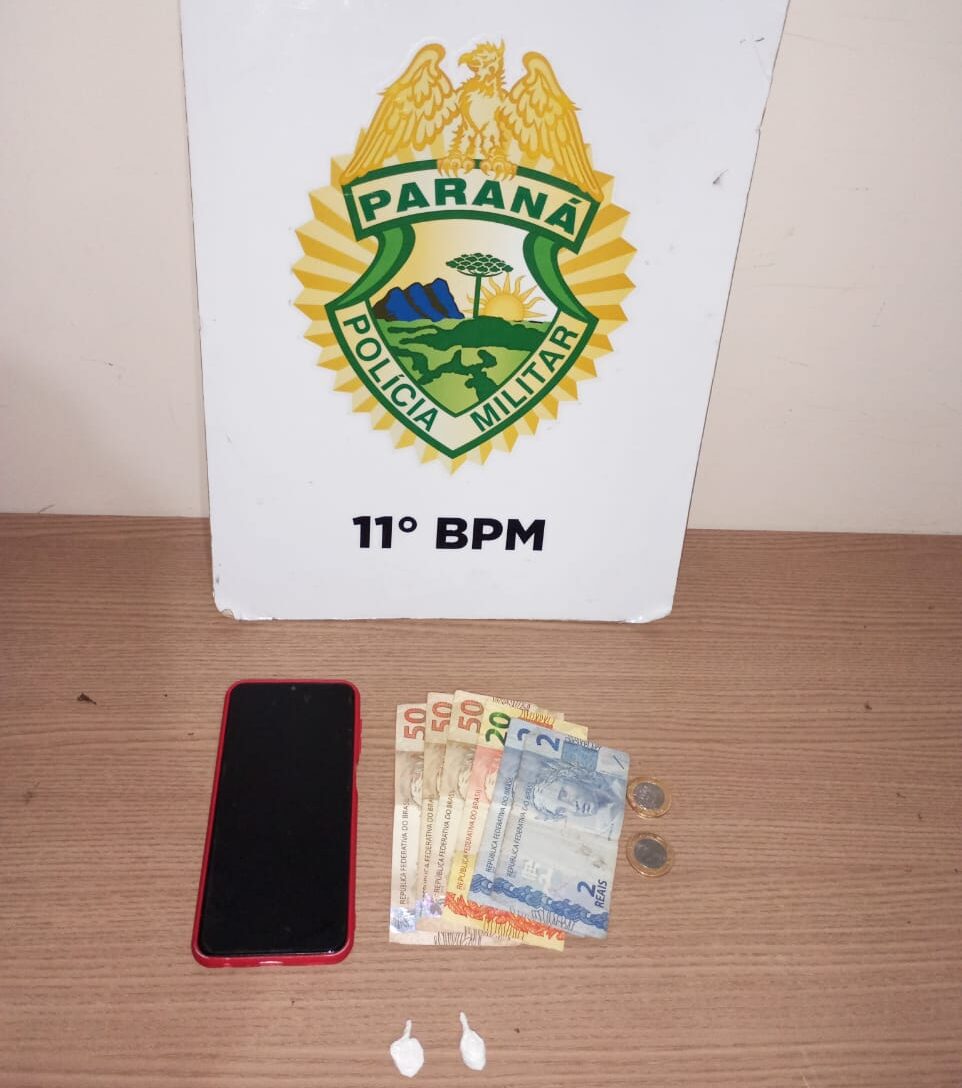 Homem é Preso por Posse de Drogas no centro de Campo Mourão