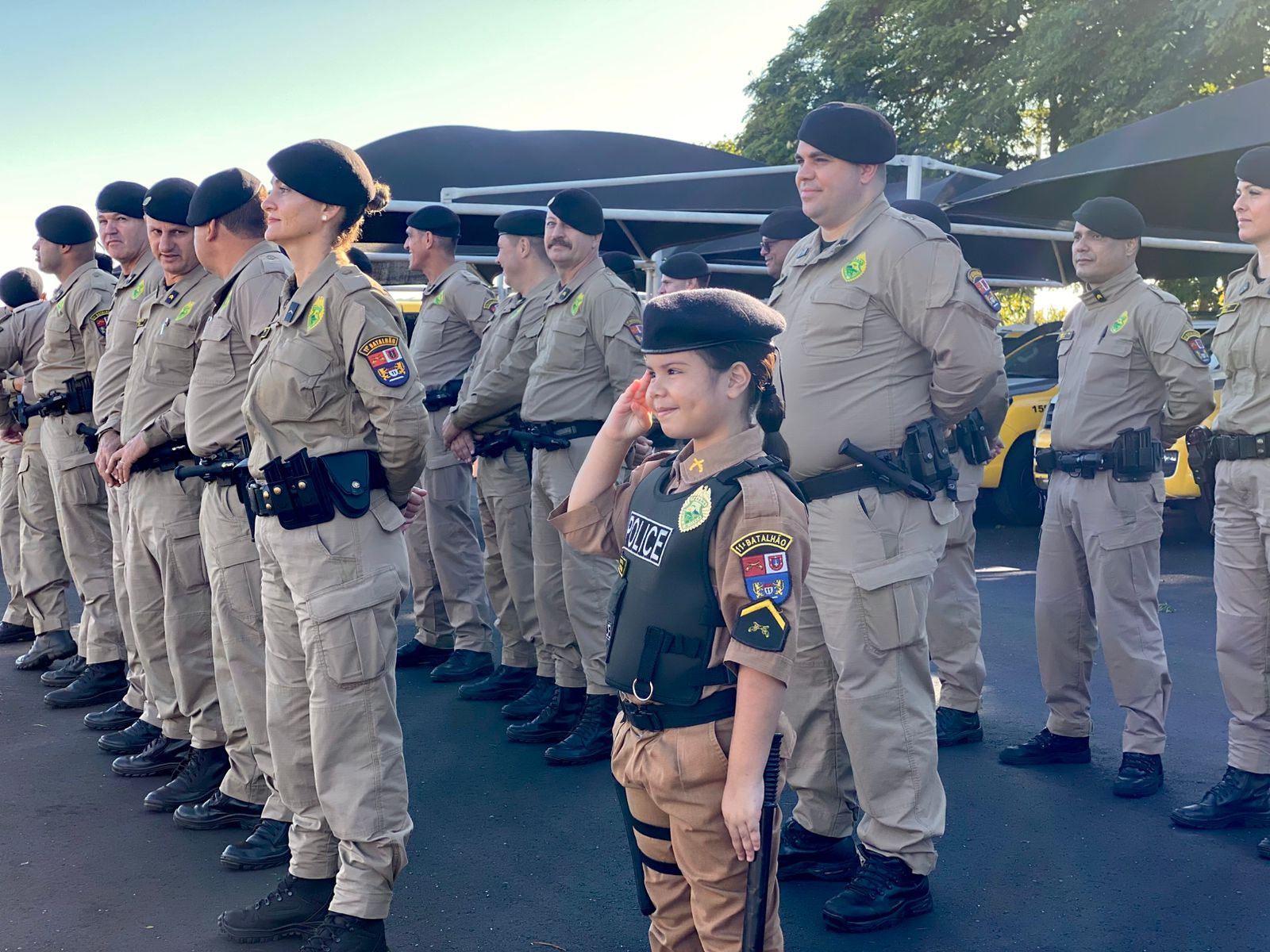 11º BPM realiza cerimônia em homenagem ao Patrono da PMPR, Cel. Joaquim Antonio de Moraes Sarmento