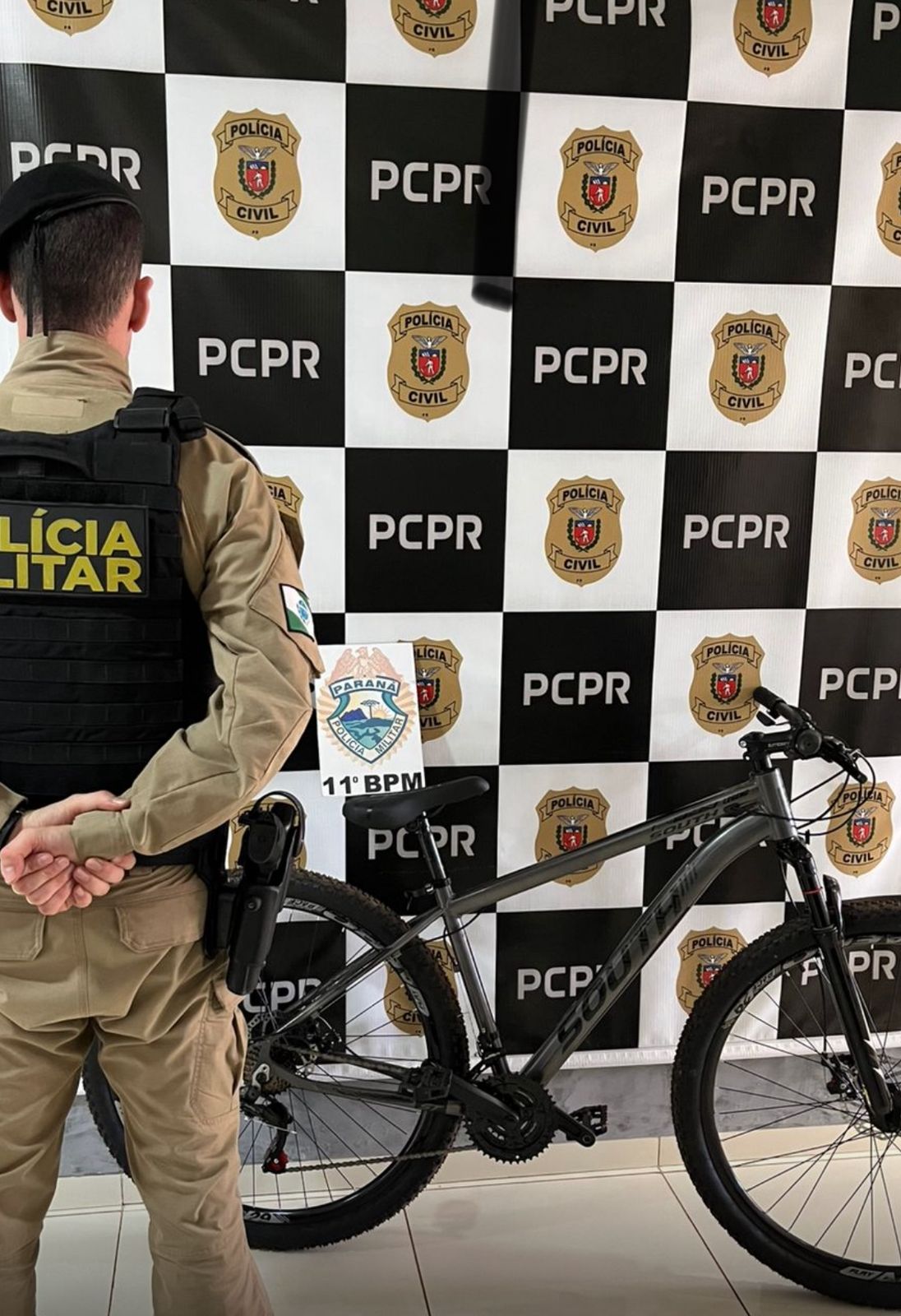 PM recupera bicicleta furtada em Engenheiro Beltrão
