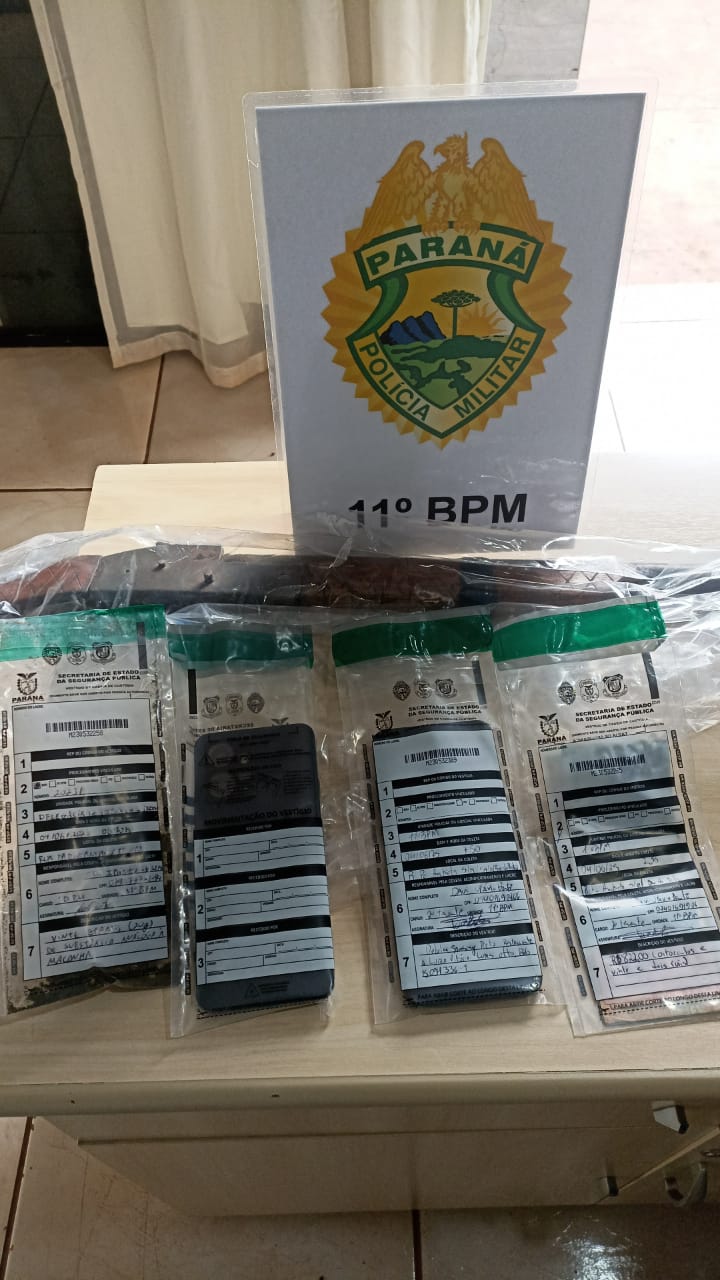 Ação conjunta da PM e Ministério Público apreende arma e drogas em Iretama
