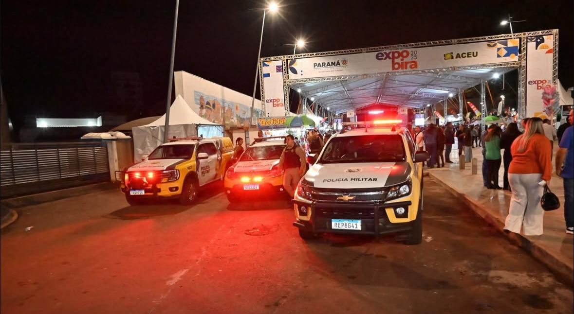 Polícia Militar garante segurança e tranquilidade durante a EXPOBIRA 2025