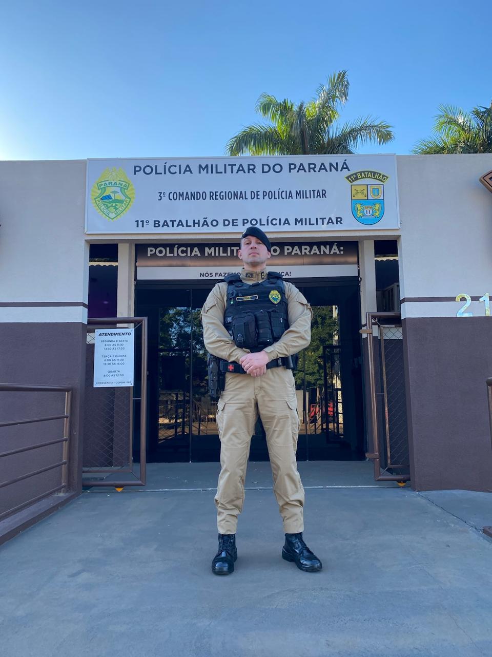 Cadete do 2º Ano do CFO Inicia Estágio no 11º BPM