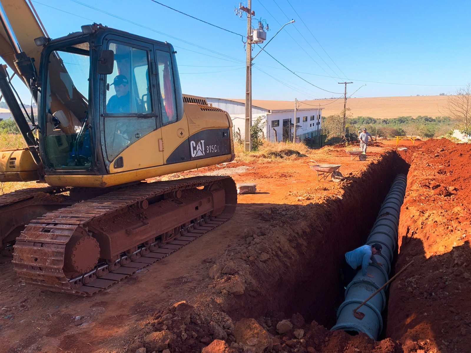 Obras avançam na infraestrutura do Parque Industrial de Campo Mourão