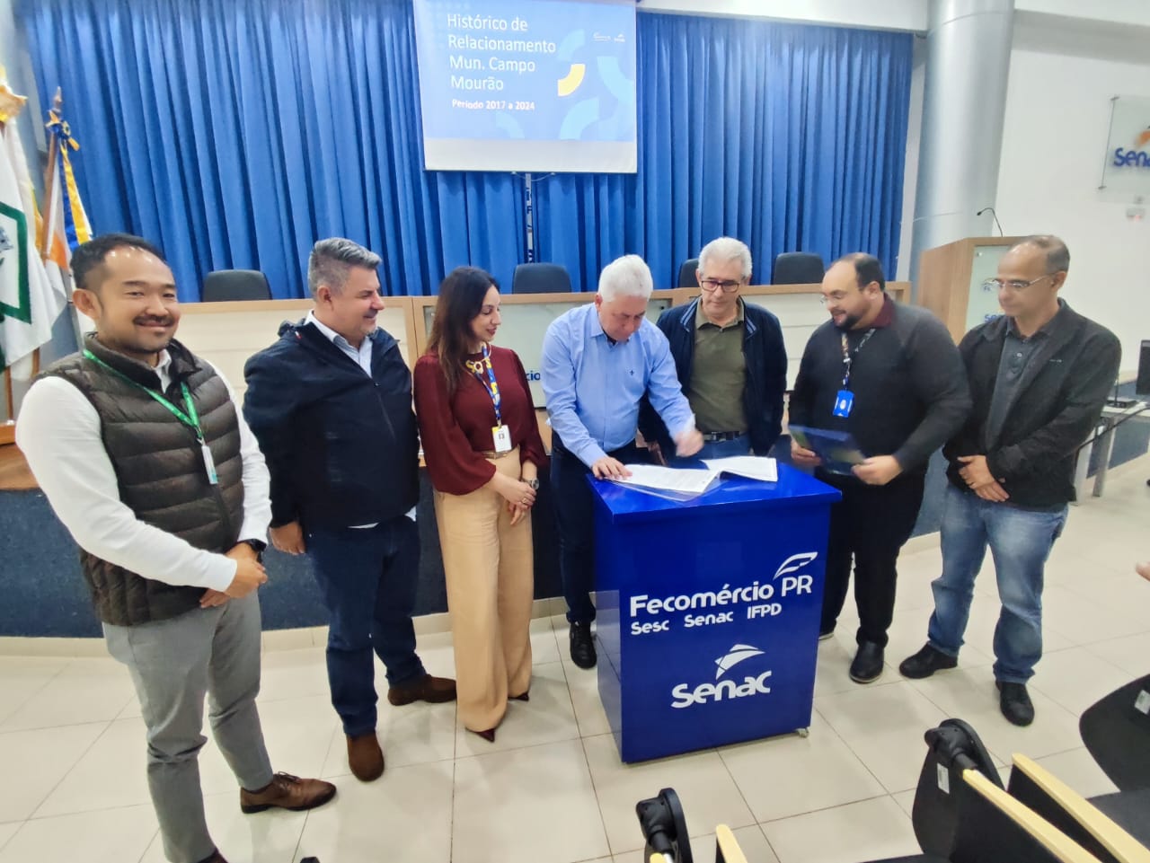 Prefeitura de Campo Mourão fortalece parceria com o Sistema S