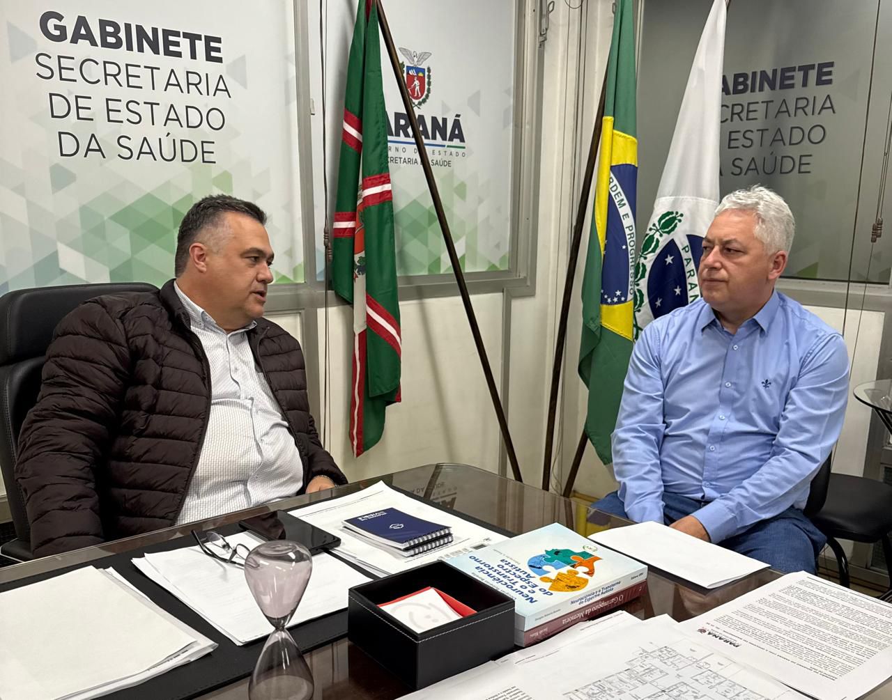 Prefeito Douglas cumpre agenda em Curitiba em busca de recursos para Campo Mourão