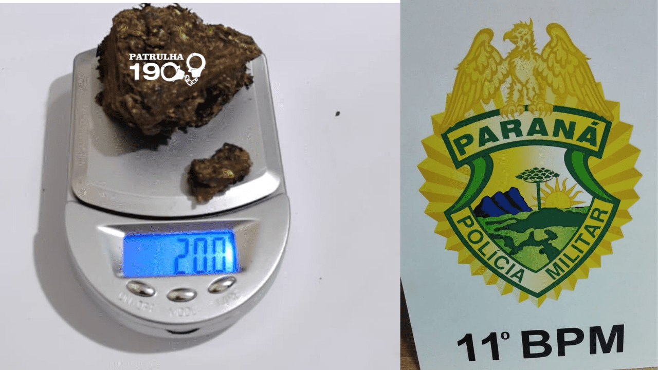 Homens são detidos com maconha no centro de Mamborê