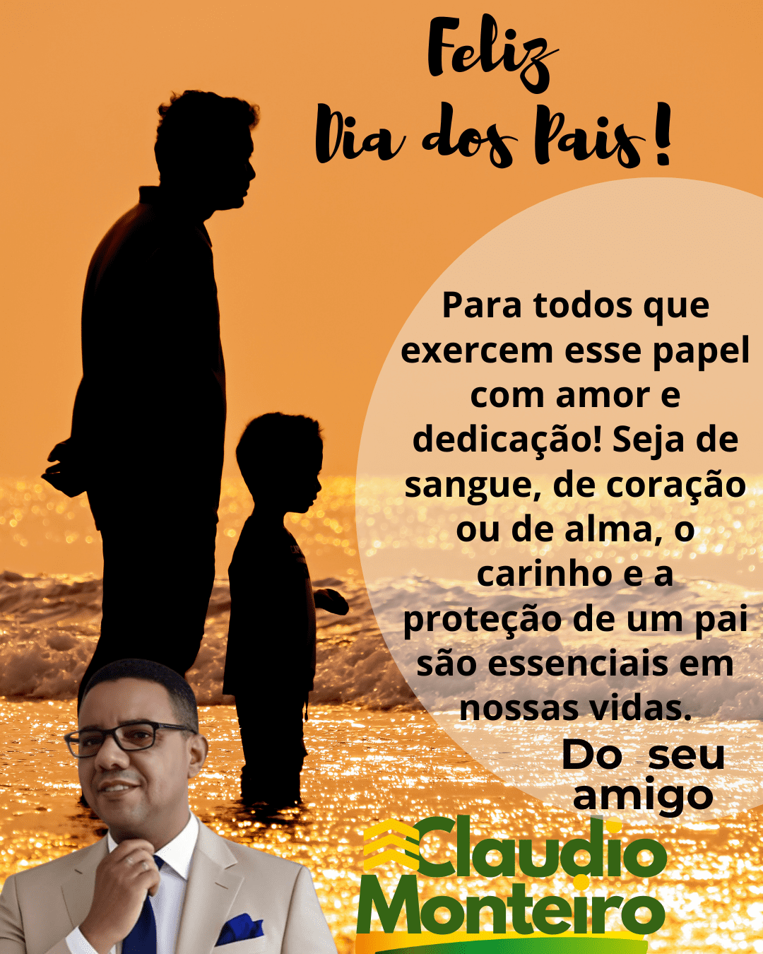 Dia 10 de Agosto, Dia dos País, parabéns a todos os papais