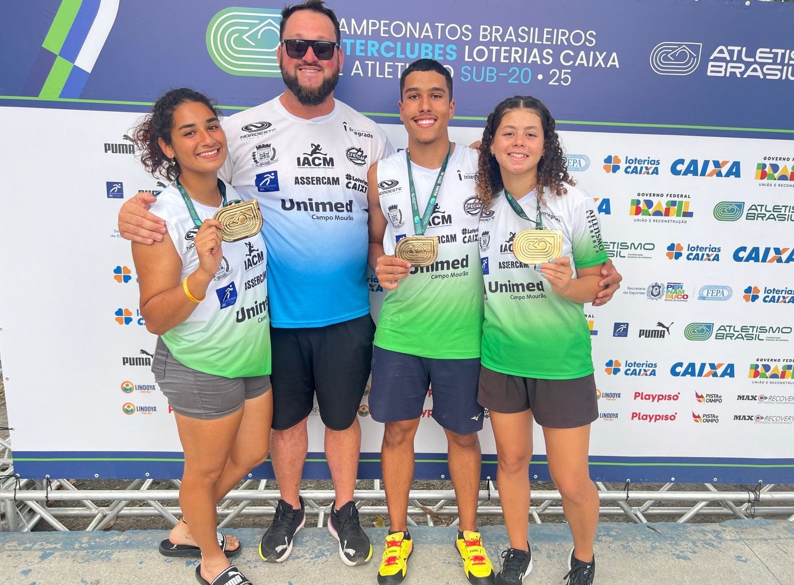 Atletismo mourãoense conquista três medalhas no Campeonato Brasileiro Sub-20 em Recife