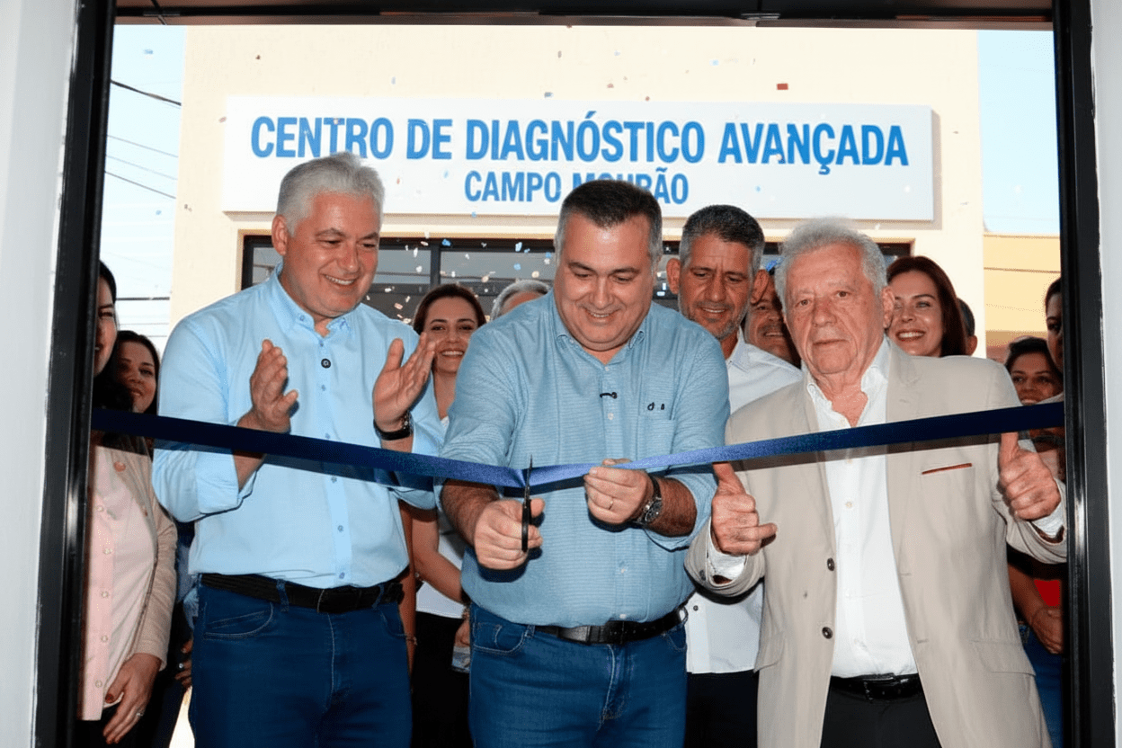 Beto Preto inaugura centro de diagnósticos em Campo Mourão e anuncia R$ 12 milhões para ambulatório