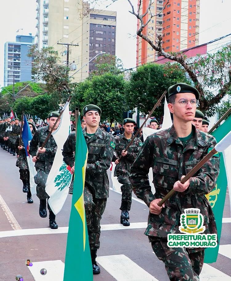 Campo Mourão celebra o Dia da Independência com desfile cívico