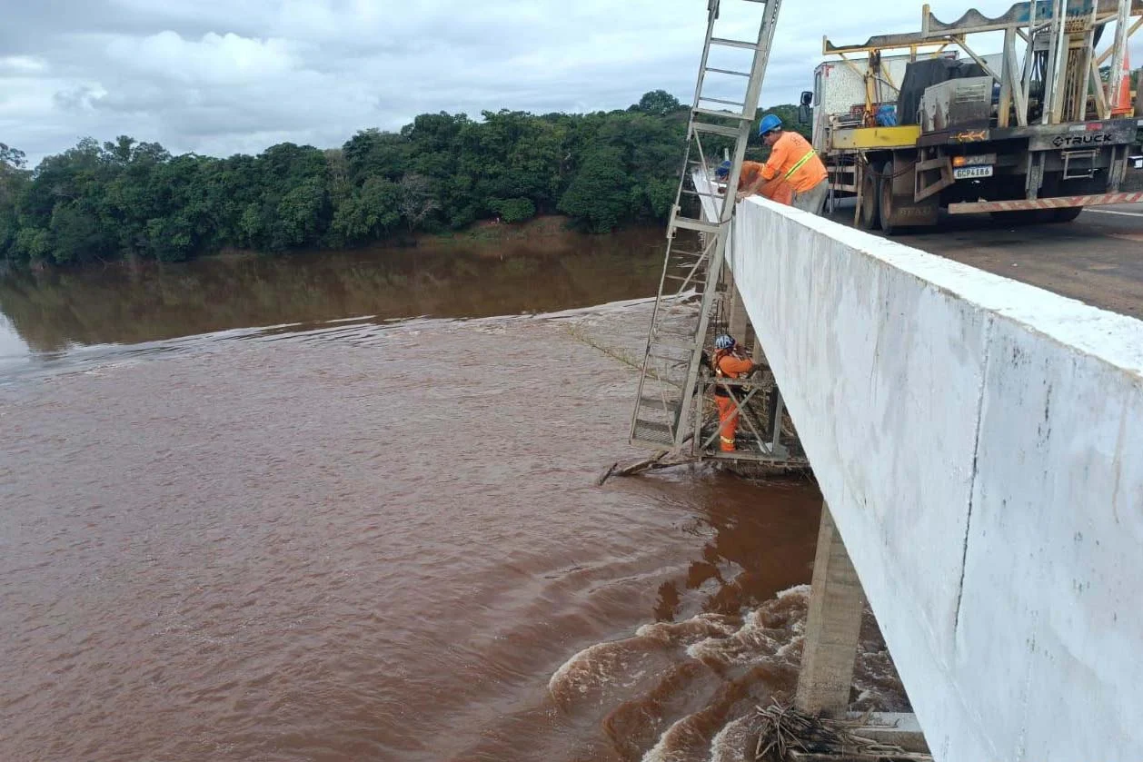 Ponte sobre o Rio Ivaí terá tráfego liberado em outubro, na região de Campo Mourão