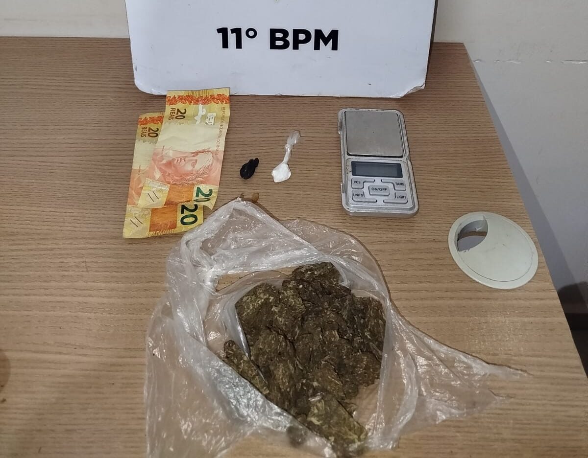 PM Prende Suspeitos de Tráfico de Drogas no Jardim Tomasi