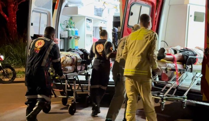 Acidente Grave Deixa Dois Feridos no bairro Avelino Piacentini