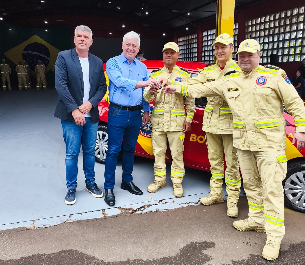 Prefeito Participou de Cerimônia de 113 Anos do Corpo de Bombeiros em Campo Mourão