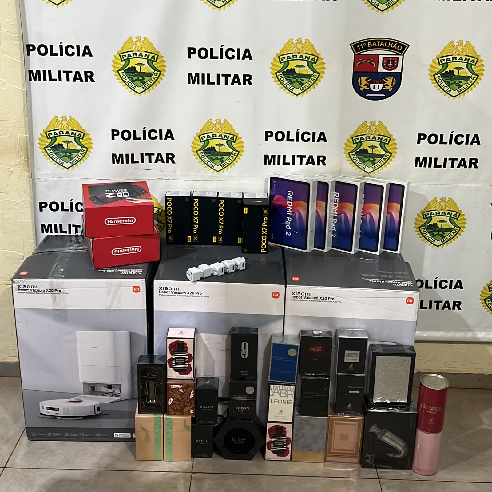 Apreensão de Mercadorias do Paraguai na BR-369 em Juranda