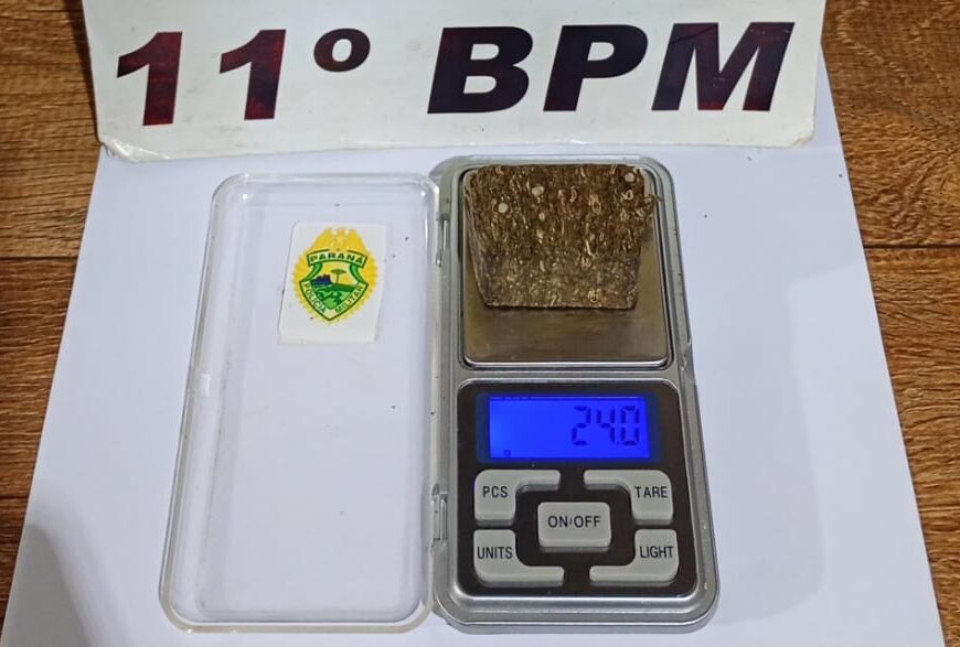 Flagrante em Engenheiro Beltrão: Jovem é Detido com Maconha
