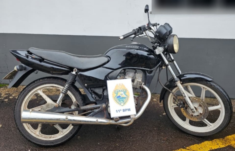 Polícia prende jovem com motocicleta com chassi adulterado em Campo Mourão