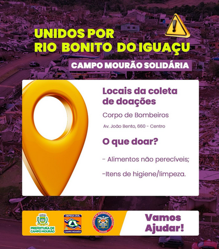 Rio Bonito do Iguaçu Precisa de Ajuda Após Tornado; Doações em Campo Mourão