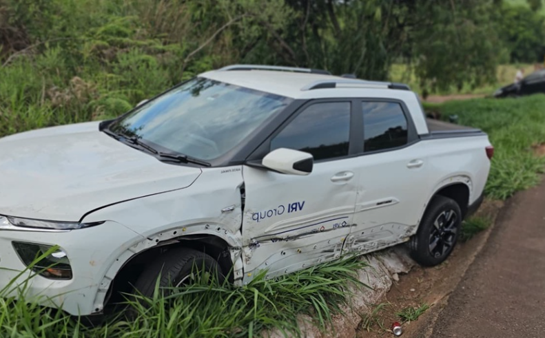 Colisão na BR-487 deixa um ferido leve em Campo Mourão