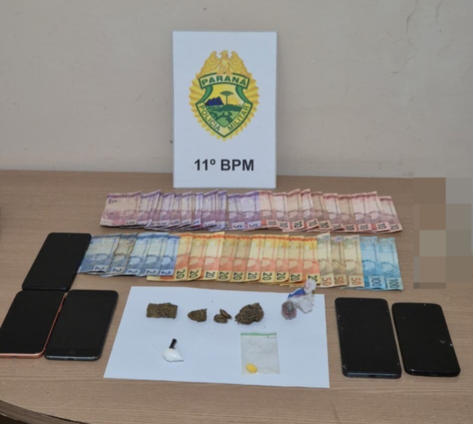 Polícia prende suspeita de tráfico e apreende drogas no Jardim Aeroporto, em Campo Mourão