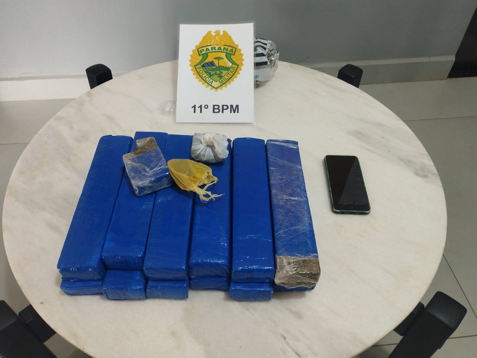 Apreensão de 10 kg de Maconha Após Denúncia de Agressão em Peabiru