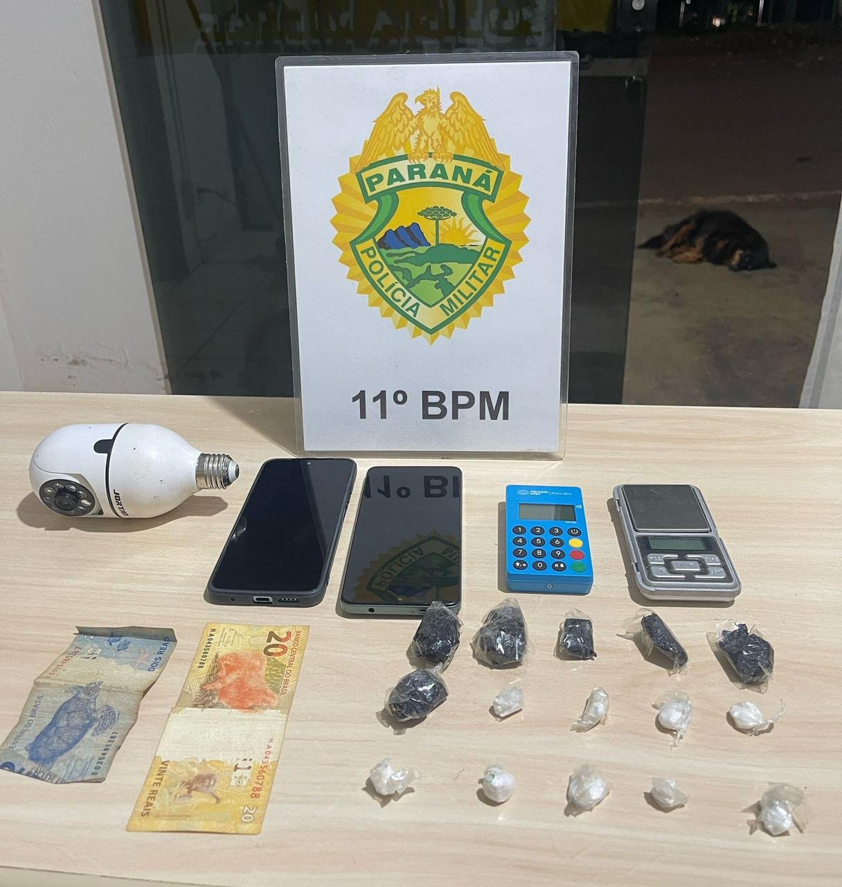 Polícia prende suspeito por tráfico em Iretama e apreende drogas e equipamentos