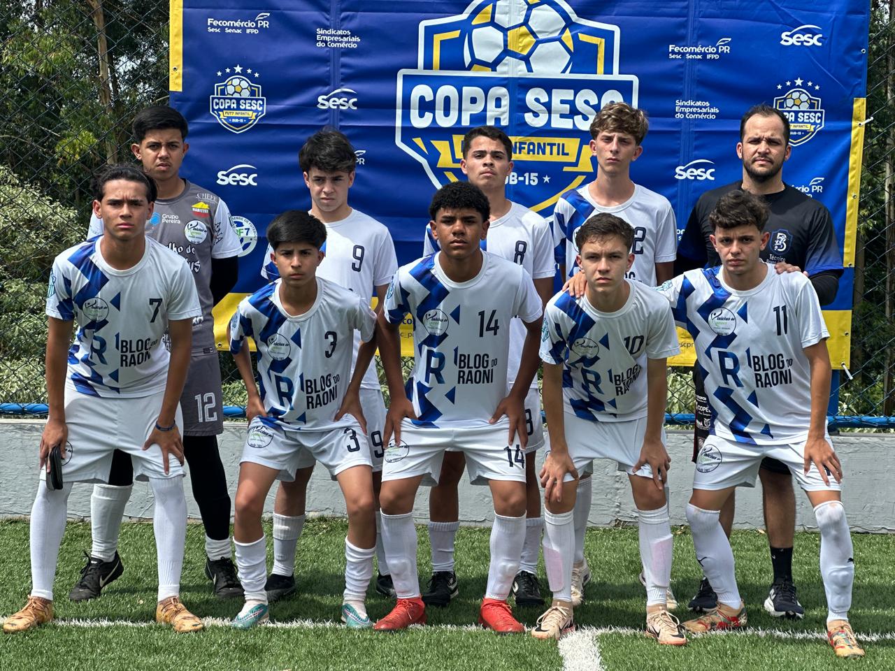 Colégio Vinicius na fase final da Copa Sesc Fut 7