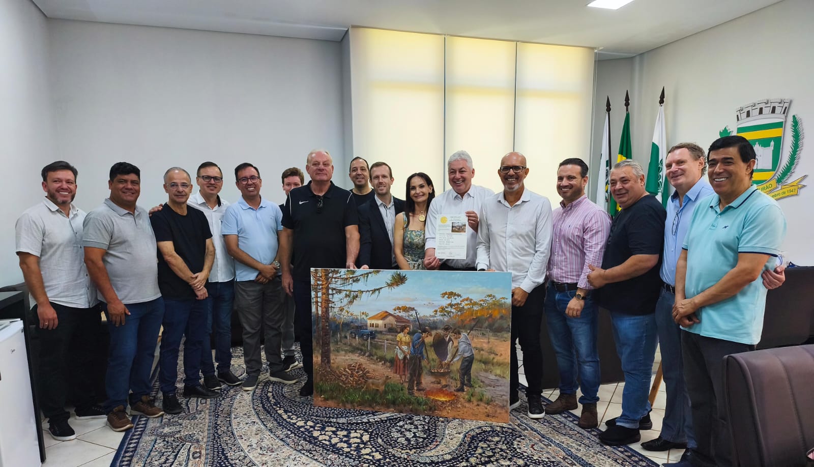 Obra de arte imortaliza história do Carneiro no Buraco