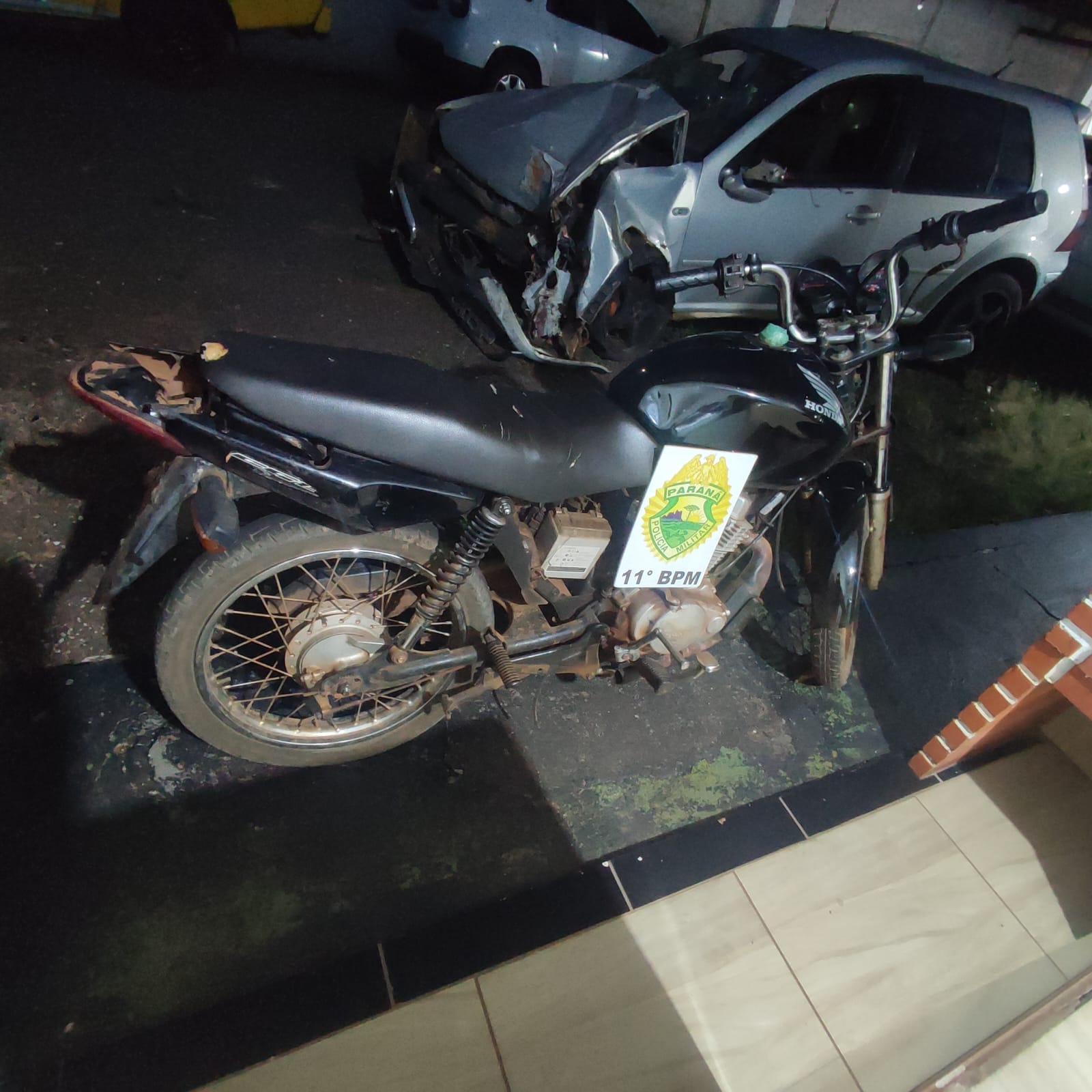 Polícia Militar recupera motocicleta furtada e prende jovem por receptação em Barbosa Ferraz