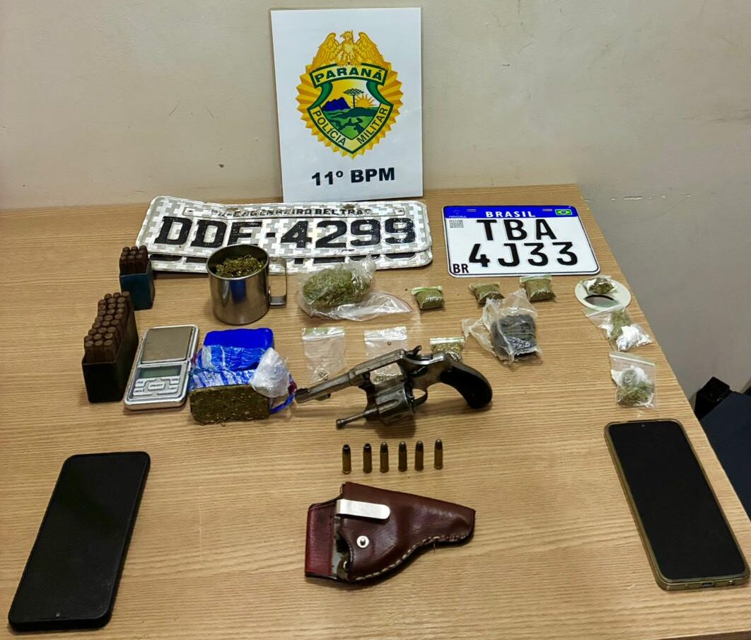 Três Presos em Ação Policial Contra Tráfico de Drogas e Porte Ilegal de Arma no Jardim Aeroporto