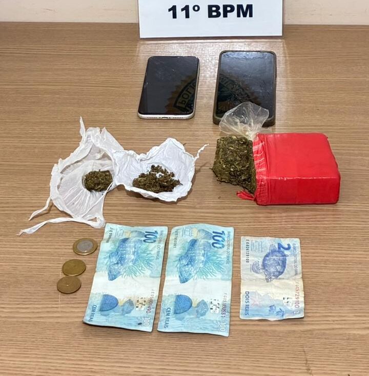 ROTAM prende homem e apreende adolescente por tráfico no Jardim Santa Nilce