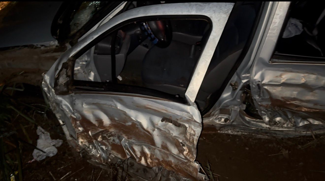 Bebê sobrevive a grave acidente entre Campo Mourão e Luiziana na PR-487