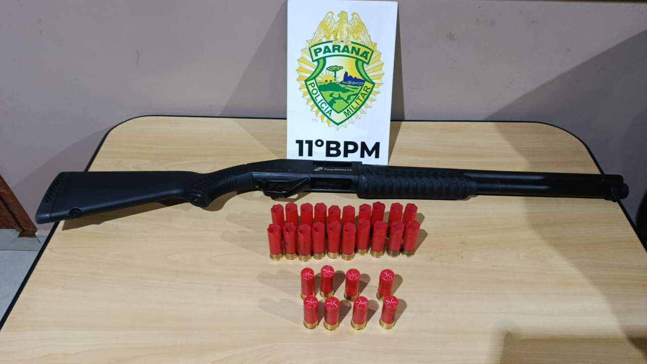 Homem é preso em Barbosa Ferraz por disparos de arma de fogo e perturbação do sossego