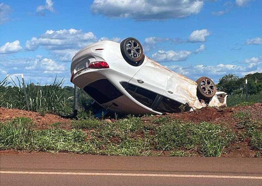 Acidente mobiliza equipes de socorro na rodovia entre Quinta do Sol e Fênix