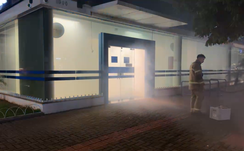 Disparo de sistema de segurança causa susto no centro de Campo Mourão